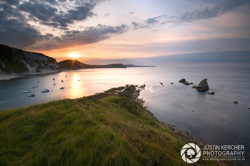 Sunrise Over Lulworth Cove