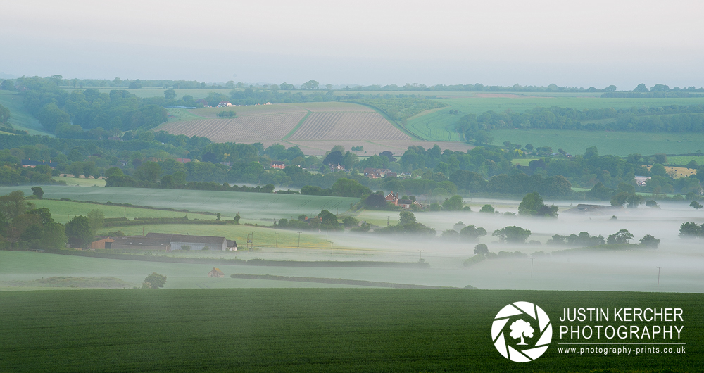 Morning Fog on the South Downs