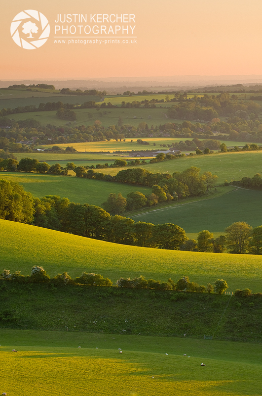 Sunset from Old Winchseter Hill 