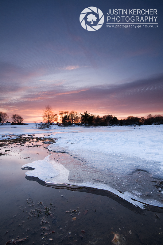 Ice on Hatchets Pond