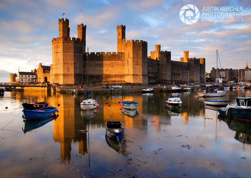 Caernarfon Castle Sunset