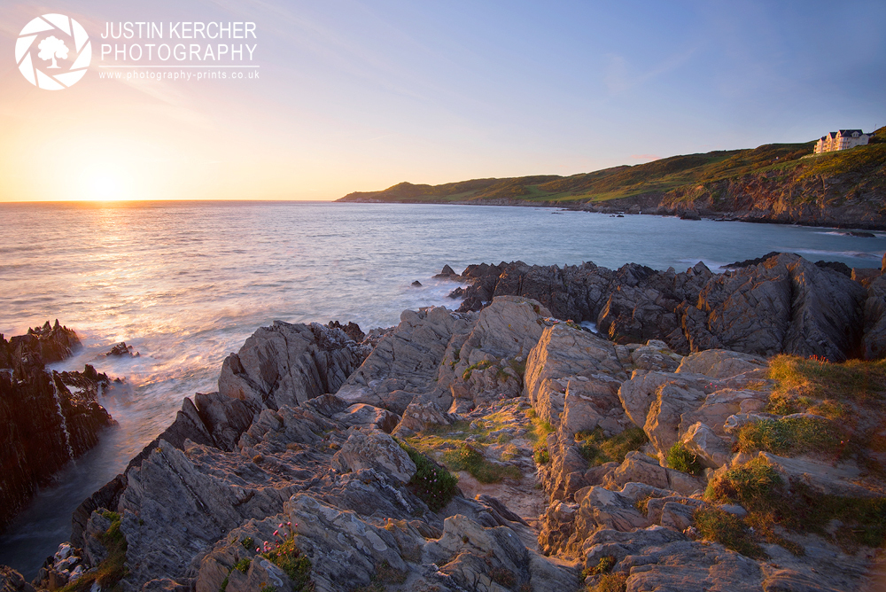 Last Light at Woolacombe Bay